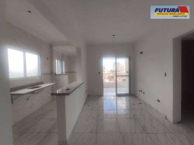 Apartamento com 2 dormitórios à venda, 62 m² por R$ 425.000,00 - Vila Guilhermina - Praia Grande/SP