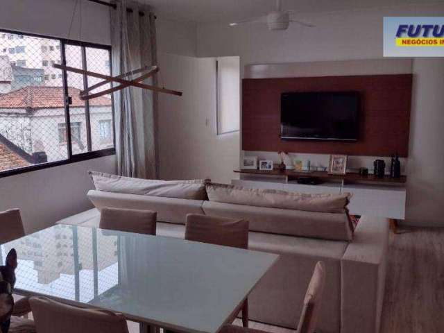 Apartamento com 3 dormitórios à venda, 109 m² por R$ 499.000,00 - Gonzaguinha - São Vicente/SP