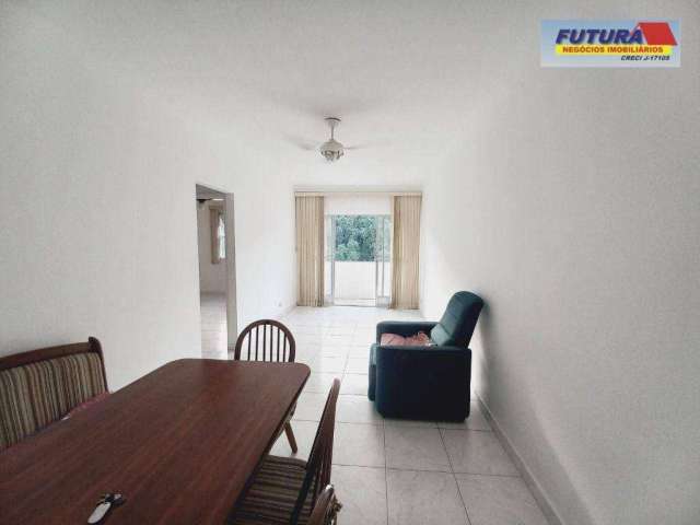 Apartamento com 1 dormitório para alugar, 75 m² por R$ 2.000,00/mês - Itararé - São Vicente/SP