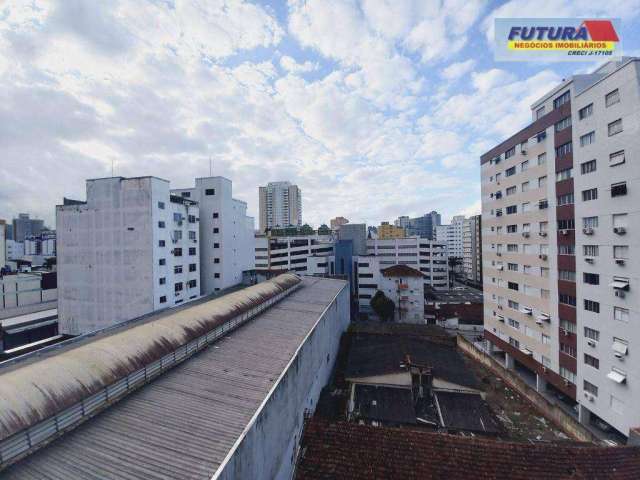 Studio com 1 dormitório para alugar, 26 m² por R$ 890,00/mês - Centro - São Vicente/SP