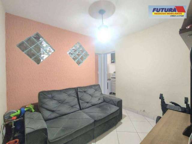 Apartamento com 1 dormitório à venda, 38 m² por R$ 165.000,00 - Gonzaguinha - São Vicente/SP