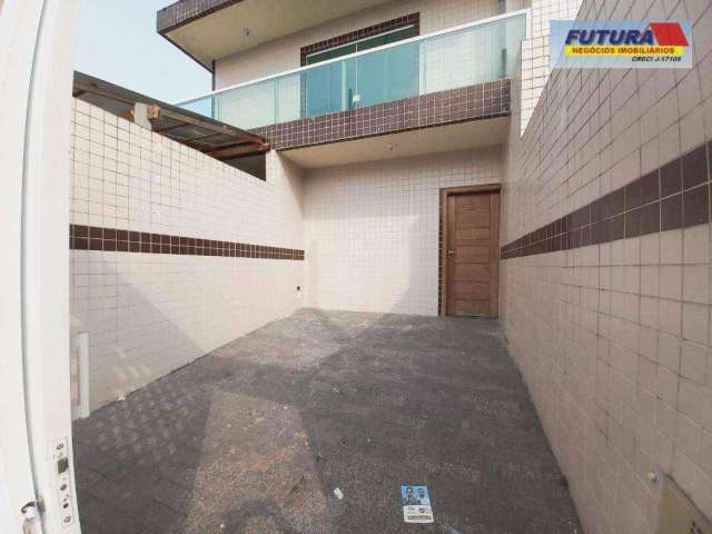 Casa com 3 dormitórios para alugar, 105 m² por R$ 2.600,00/mês - Catiapoã - São Vicente/SP