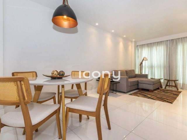 Apartamento com 2 dormitórios à venda, 80 m² por R$ 1.500.000,00 - Lagoa - Rio de Janeiro/RJ