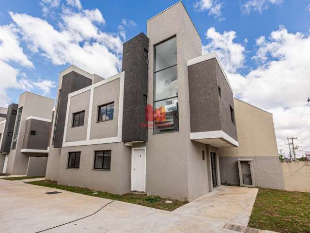 Casa em condomínio fechado com 3 quartos à venda na Rua Rodolfo Bernardelli, 569, Uberaba, Curitiba, 105 m2 por R$ 639.000