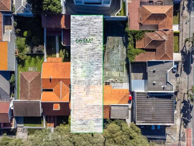 Terreno à venda na Rua Francisco Negrão, Água Verde, Curitiba, 110 m2 por R$ 1.380.000