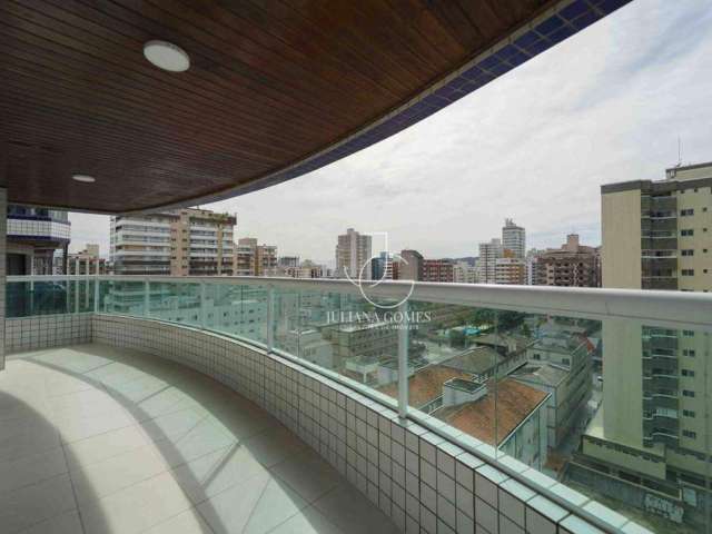 Cobertura com 3 dormitórios à venda, 145 m² por R$ 1.100.000 - Guilhermina - Praia Grande/SP