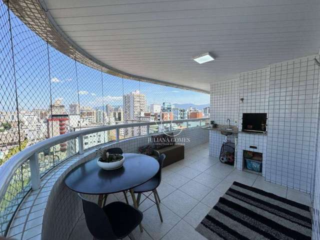 Apartamento com 3 dormitórios à venda, 123 m² por R$ 790.000,00 - Guilhermina - Praia Grande/SP