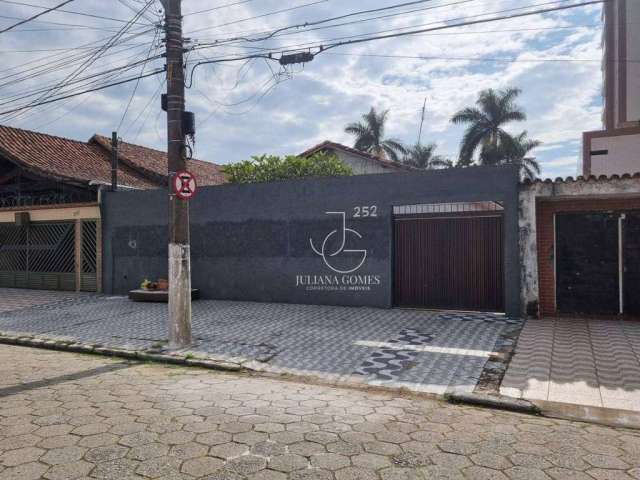 Casa com 3 dormitórios para alugar, 162 m² por R$ 5.700/mês - Vila Guilhermina - Praia Grande/SP