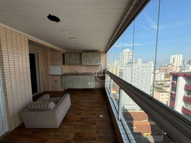 Apartamento com 3 dormitórios à venda, 102 m² por R$ 895.000 - Canto do Forte - Praia Grande/SP