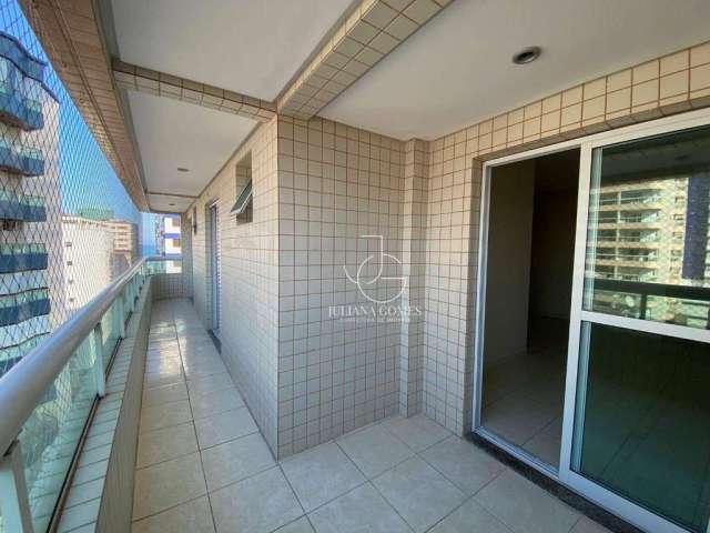 Apartamento com 3 dormitórios para alugar, 98 m² por R$ 3.700,00/mês - Aviação - Praia Grande/SP