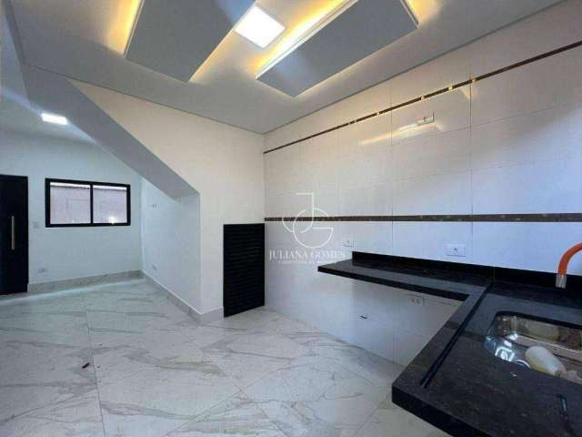 Casa em condomínio cm área de Lazer,  2 dormitórios à venda, por R$ 330.000 - Maracanã - Praia Grande/SP