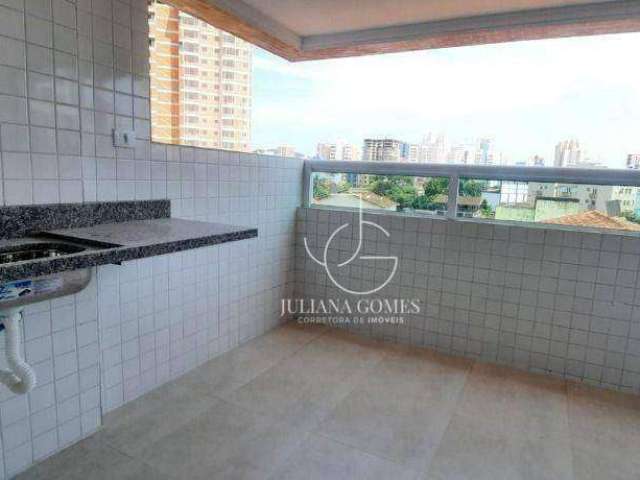 Apartamento com 2 dormitórios à venda, 71 m² por R$ 420.000,00 - Guilhermina - Praia Grande/SP