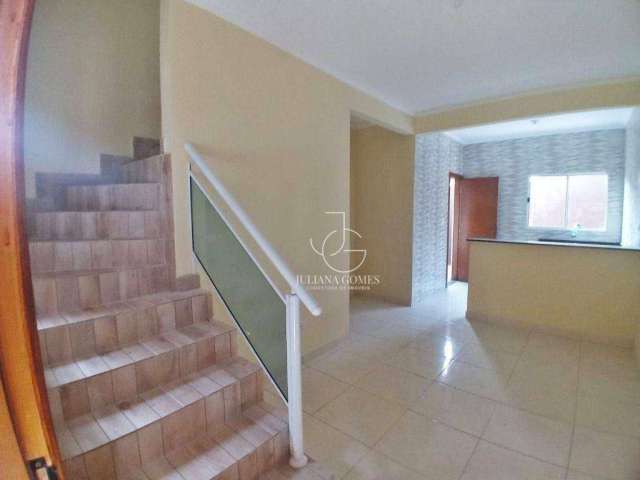 Casa em condomínio com 2 dormitórios à venda, 53 m² por R$ 295.000 - Sítio do Campo - Praia Grande/SP