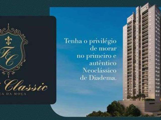 Aptos 130m² com 4 e 3 dorms 3 e 4 vgs - Fort Classic Pça da Moça Diadema -SP