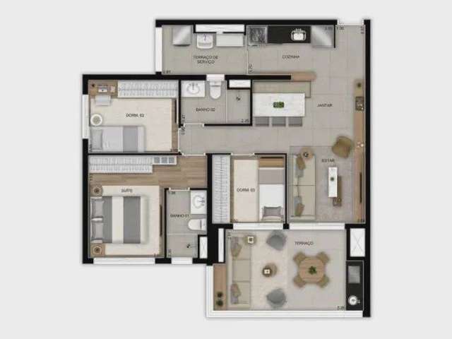 Apartamentos c/ 88m² 3 quartos 1 suíte a 350 metros do Metrô Vila Matilde - São Paulo - SP