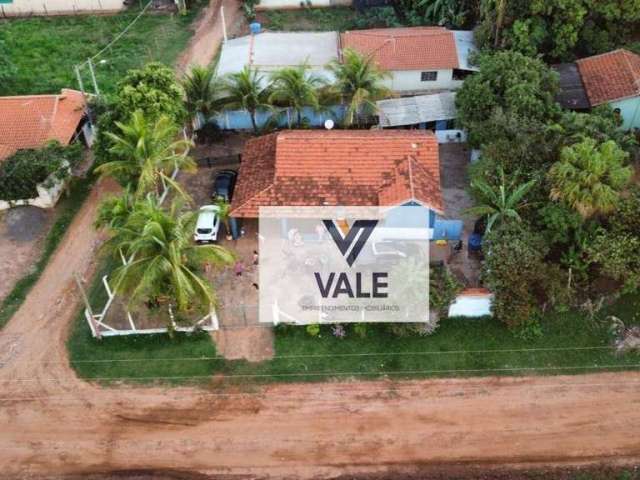 Chácara com 3 dormitórios à venda, 700 m² por R$ 180.000 - Água Limpa - Araçatuba/SP