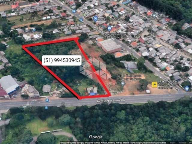 Canoas - oportunidade única - 5.603 m² - na av. santos ferreira. estuda contra propostas e permuta parcial.