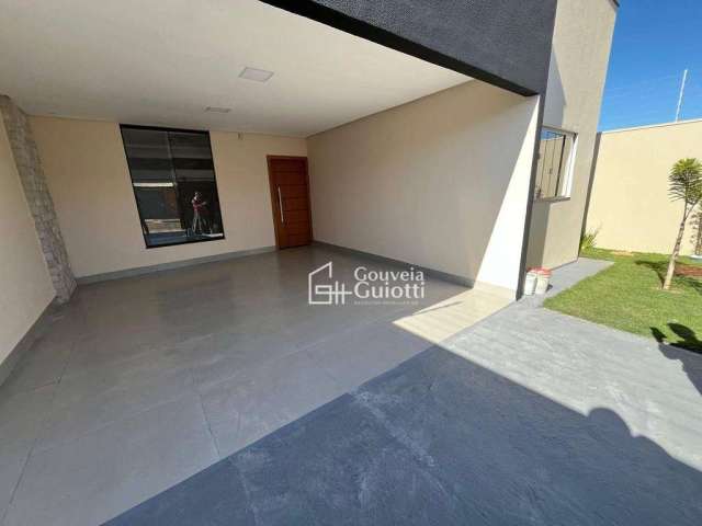 Casa com 3 dormitórios, 1 suite à venda, 124 m² por R$ 465.000 - Jardim Itália - Anápolis/GO