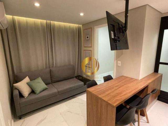 Apartamento com 2 dormitórios para alugar, 36 m² por R$ 5.828/mês - Moema - São Paulo/SP