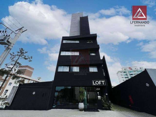 Studio Duplex com 1 dormitório para alugar, 51 m² por R$ 2.855/mês - Itoupava Seca - Blumenau/SC