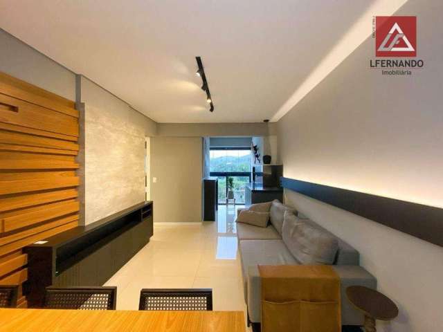 Apartamento mobiliado com 2 dormitórios, sendo 1 suíte à venda, 62 m² por R$ 730.000 - Jardim Blumenau - Blumenau/SC