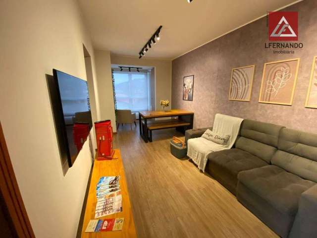 Apartamento mobiliado com 2 dormitórios, sendo 1 suíte à venda, 54 m² por R$ 399.000 - Velha - Blumenau/SC