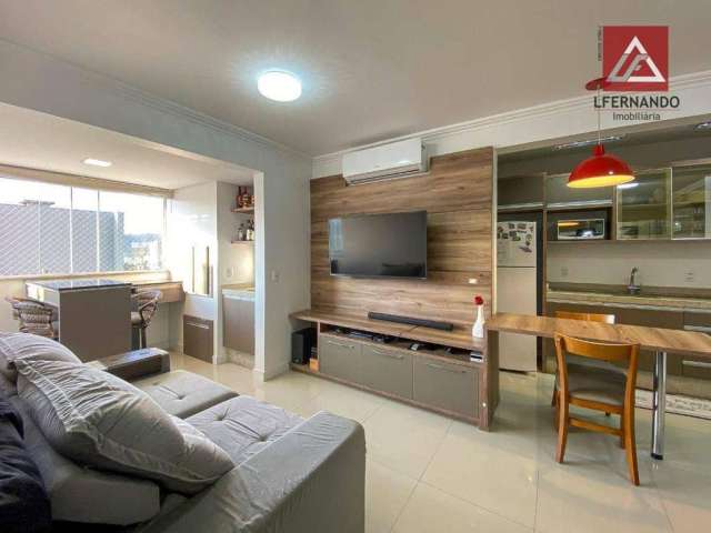 Apartamento mobiliado com 2 suítes à venda, 85 m² por R$ 695.000 - Vila Formosa - Blumenau/SC