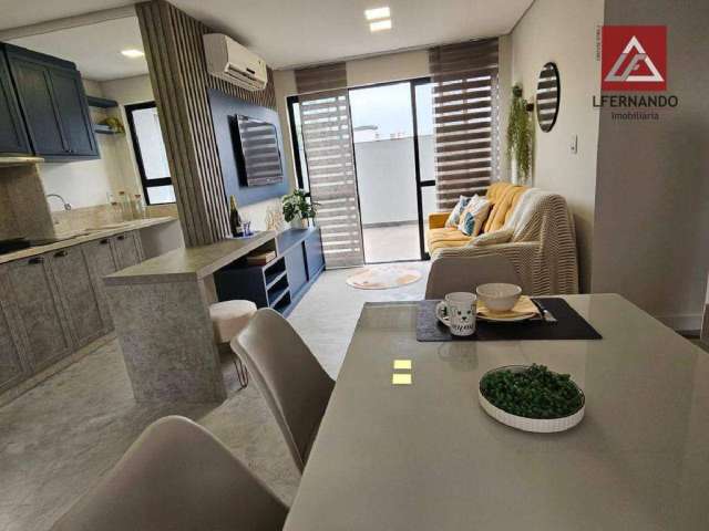 Apartamento com 2 dormitórios, sendo 1 suíte à venda, 92 m² por R$ 741.800 - Victor Konder - Blumenau/SC