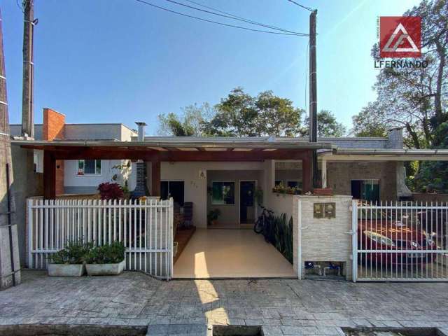 Casa com 2 dormitórios, sendo 1 suíte à venda, 56 m² por R$ 395.000 - Fortaleza - Blumenau/SC