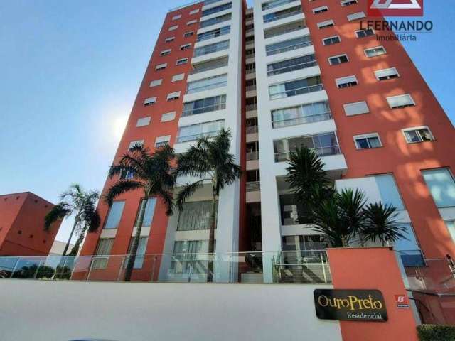 Apartamento com 3 dormitórios, sendo 1 suíte à venda, 95 m² por R$ 620.000 - Centro - Blumenau/SC