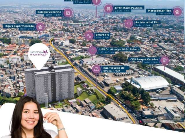 Lançamento  tenda itaim paulista apartamento 2 dormt