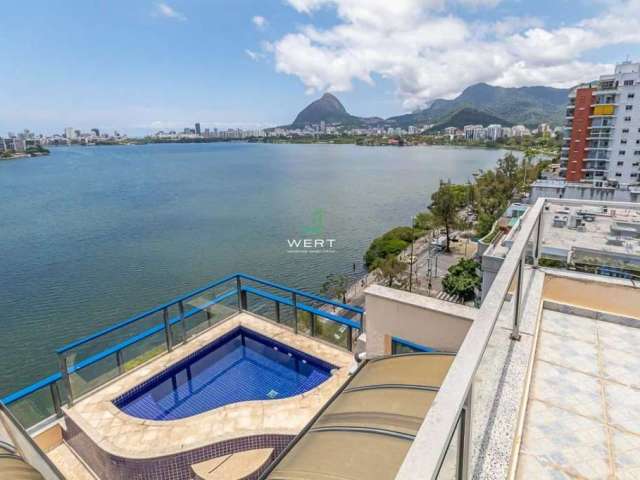 Excelente cobertura duplex  na lagoa