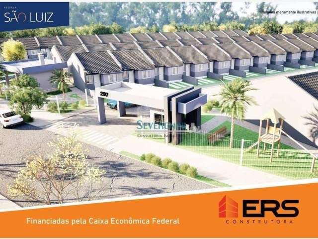 Casa com 2 dormitórios à venda, 43 m² por R$ 194.900,00 - São Luiz - Gravataí/RS