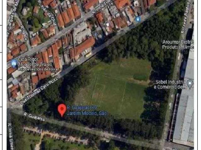 Área excelente localização no Jardim Modelo em SP