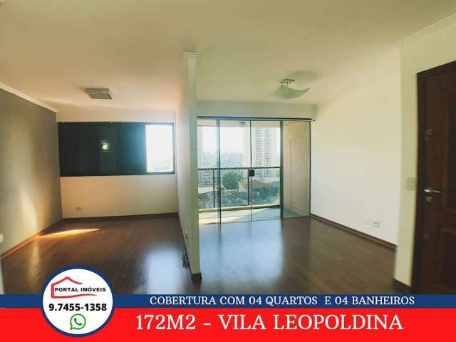 Cobertura Com 172M2 Com 4 Quartos E 4 Banheiros - Vila Leopoldina