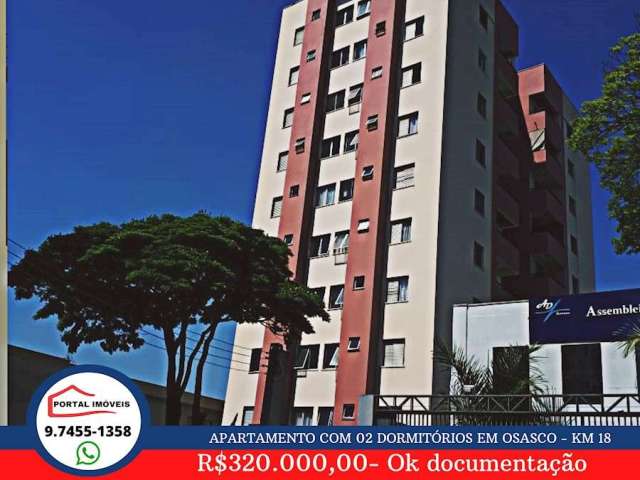 Apartamento Com 02 Dormitorios Em Osasco - Km18