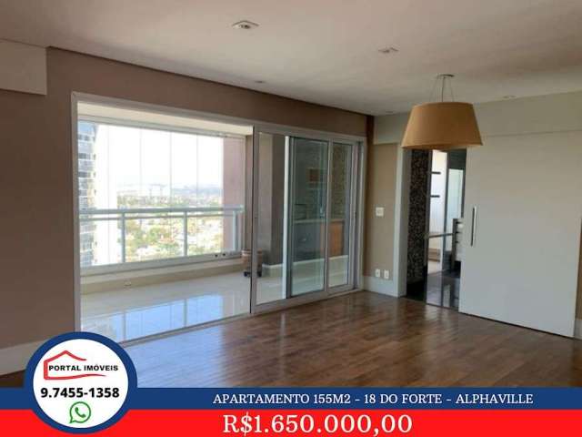 Apartamento Com 155M2 Em Alphaville - 18 Do Forte