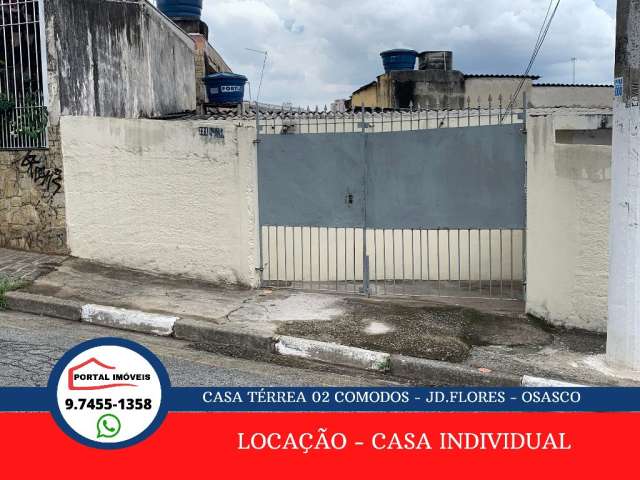 Casa Com 02 Comodos Individual Em Osasco - Jardim Das Flores