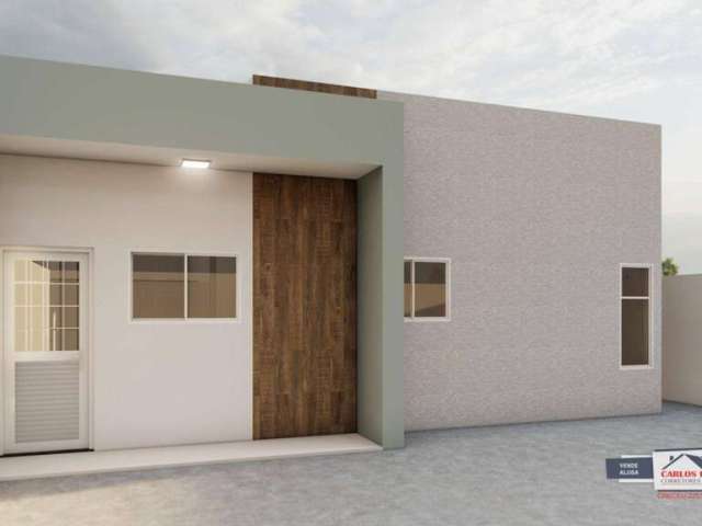 Casas com 3 quartos à venda, 70 m² por R$ 180.000 (com documentação inclusa) - Lot. Jardim Espinharas - Patos/Paraíba