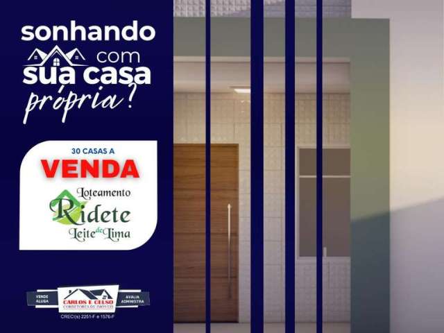 Casa para Venda em Patos, Lot. Ridete Leite de Lima, 2 dormitórios, 1 suíte, 2 banheiros, 1 vaga