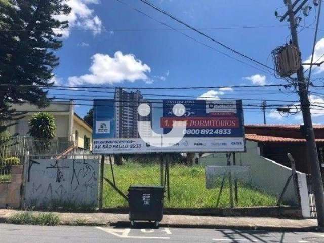 Terreno para locação Jardim Santa Rosália Sorocaba, SP