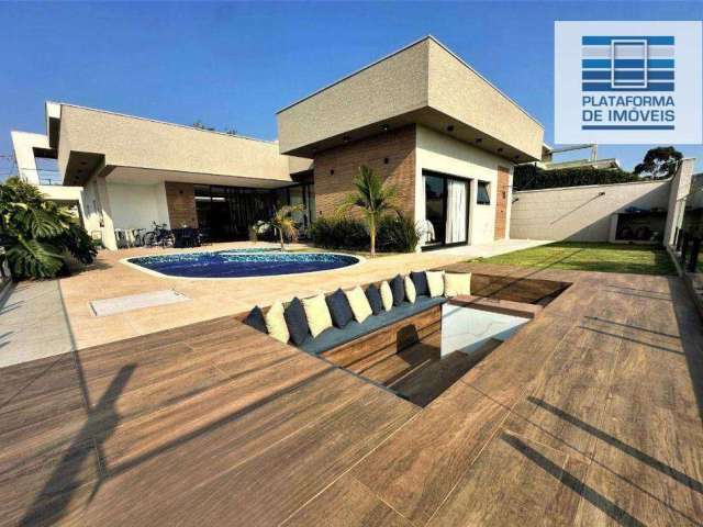 Casa com 4 dormitórios à venda, 425 m² por R$ 4.100.000,00 - Condomínio Terras de Santa Cruz - Bragança Paulista/SP