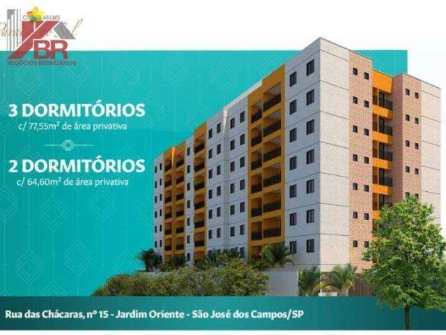 Pronto para Morar Apartamento 2dorm/ suíte 73m² JD Oriente