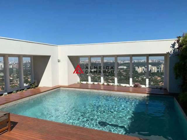 Cobertura Alto de Pinheiros - 460m² - 4 Suítes, Área Gourmet C/ Piscina e 4 Vagas de Garagem