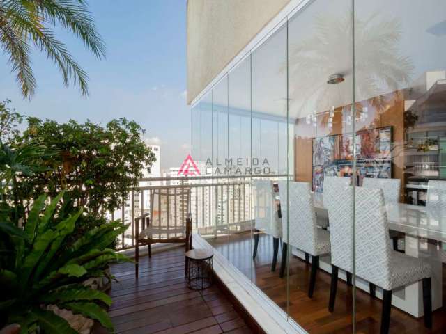 Apartamento 3 Suítes Mezanino Lareira 163m²