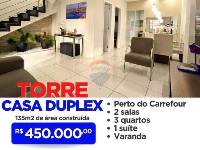 Casa Duplex a Venda na Torre - 03 quartos