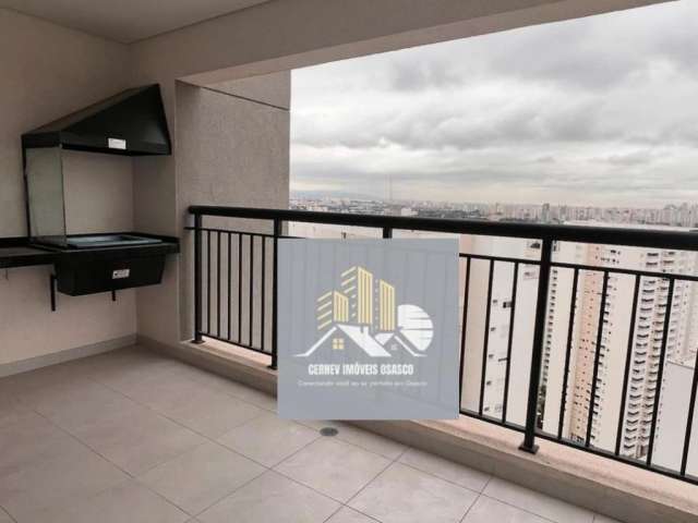 Apartamento no Reserva JB em Osasco Centro com 3 dorms sendo 1 suíte e 2 vadas.