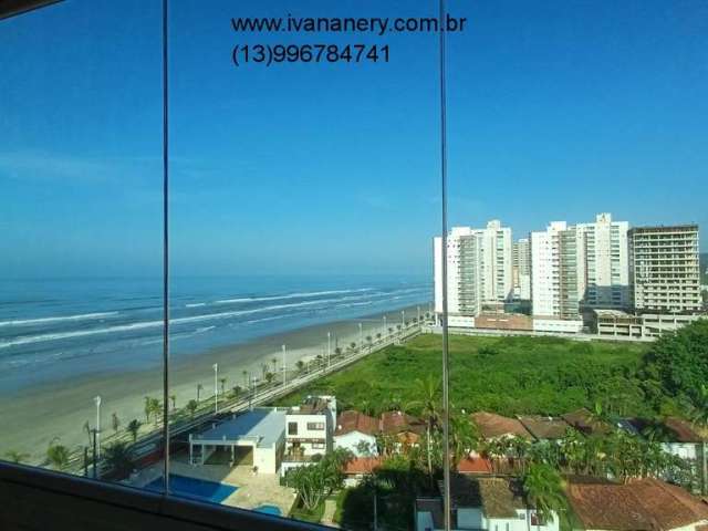 Lindo apartamento com vista para o mar e serra, 2 quartos, varanda gourmet-V.S.Paulo-Mongaguá