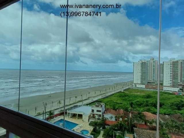 Lindo apartamento com vista para o mar e serra, 2 quartos, varanda gourmet-V.S.Paulo-Mongaguá