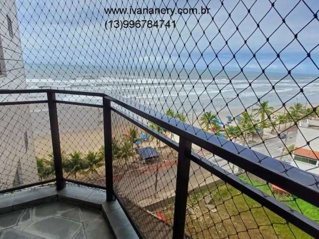 Apartamento 2 quartos, mobiliado, prédio frente mar-Jd Santa Eugênia - Mongaguá